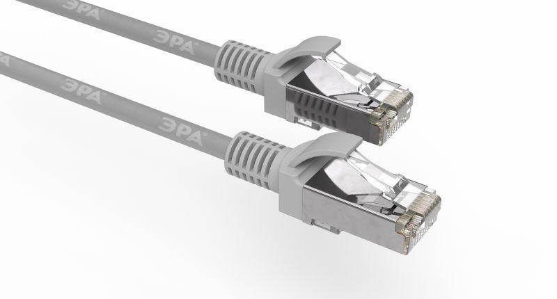 Патч корд F/UTP кат.5e PC-1F-A 1м сер. Simple Эра Б0051380