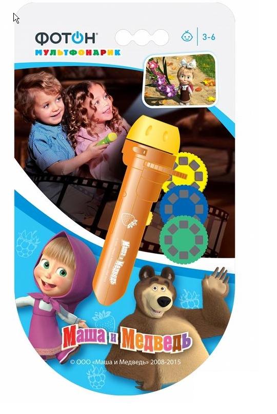Фонарь Фотон КР-0903-1 брелок Маша и Медведь