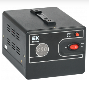 Стабилизатор 1-фазный  2кВа переносной  HUB ИЭК