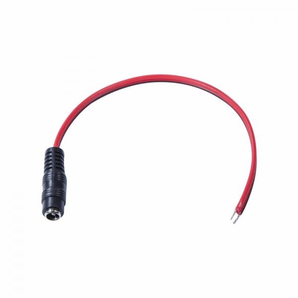 Разъём питания гнездо 2.1х5.5 с проводом 20см REXANT 14-0310