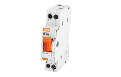 Выключатель Нагрузки  2П  16А  TDM  МП-63  переключатель модульный 3-позиционный
