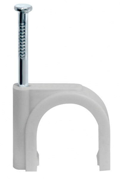 Скоба крепежная для кабеля Navigator  NCR-06-50  круглая, d6 (50шт в упаковке))(1шт=1 упаковке) 71 067