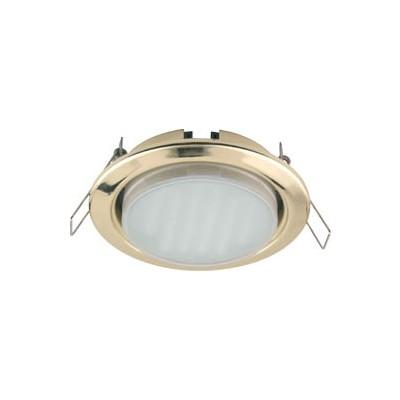 Светильник точечный Ecola GX53 H4 220V GX53 встраиваемый потолочный золото 38х106   FG53H4ECB