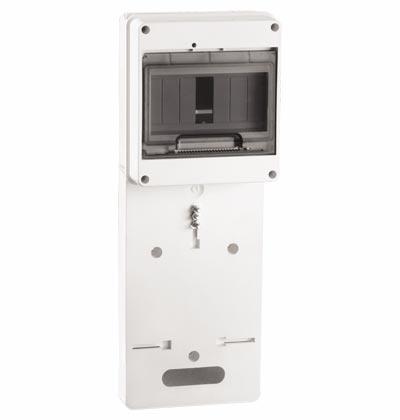 Панель для 1-фазного счётчика ПУ1/2-6  1-фазная с боксом IEK ЩУП