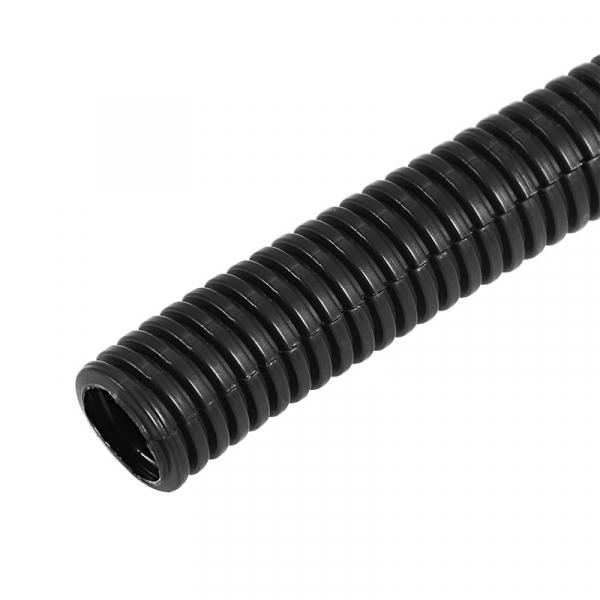 Трубa автомобильная гофрированная ПП Ø 6,8 мм, разрезная (бухта 50 м/уп.) REXANT 16-1051