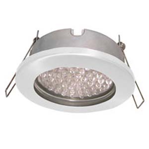 Светильник точечный Ecola GX53 H9 встраиваемый потолочный защищенный IP65 220V CX53 белый 98х55/FW5365ECB