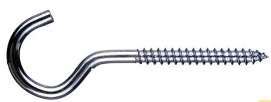 Шуруп-полукольцо 6*60 (1 шт) - пакет Tech-Krep