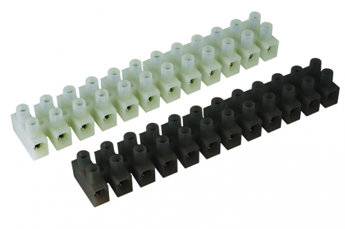 Зажим винтовой   2,5мм²         24А 12пар 12р черный полипропилен 85°С, 450V DKC 43112PL/R  ЗВИ