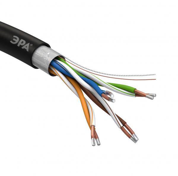 F/UTP 4x2x24AWG Cat5e CCA PE OUTDOOR 305м SIMPLE кабель витая пара ЭРА
