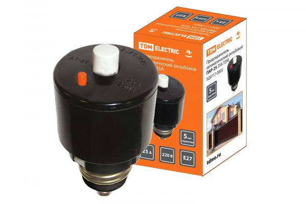 Пробка автоматическая TDM 25 E27 ПАР25