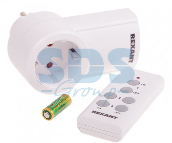 REXANT Радиоуправляемая  розетка c пультом RX-001 (один пульт, одна розетка) 10-6020 10-6020